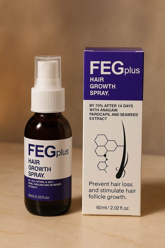 FEG PLUS Hair Growth Serum & Spray – Strengthening Formula for Thicker Hair 50ml