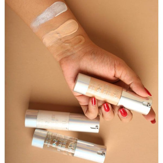 Biya 3 in 1 Primer Foundation Highlighter 4k Gold Gel Set